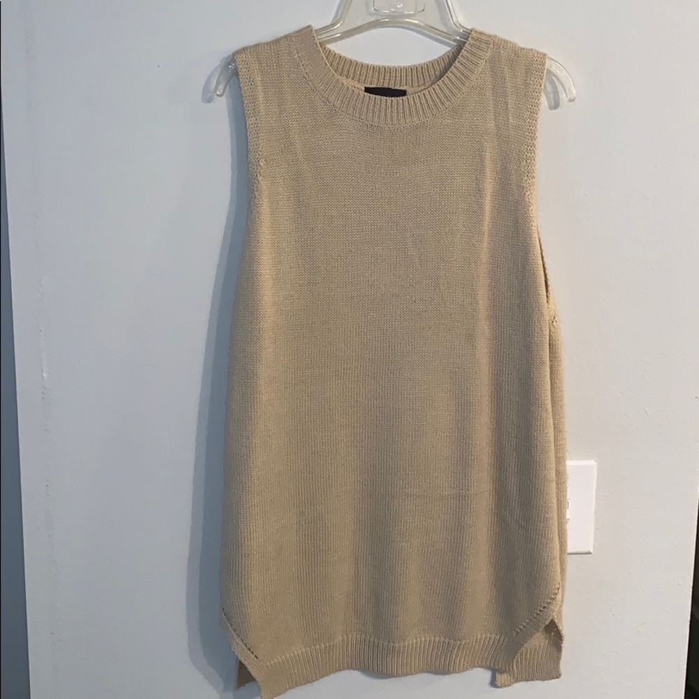 Tank Top Styled Sweater